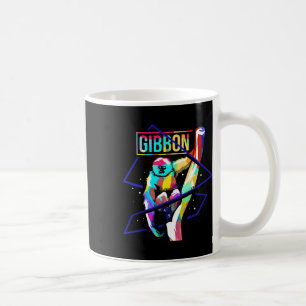 Phantastische Hylobates Lar Lesser Ape Gibbons Mo Kaffeetasse