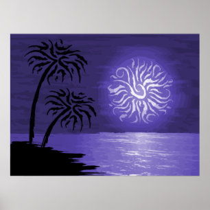 Phantastische Inselnacht Poster