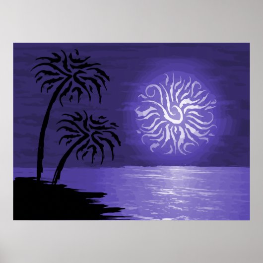 Phantastische Inselnacht Poster (Vorne)