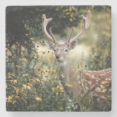 phantastische Jagd auf Hirsche Steinuntersetzer (Vorderseite)
