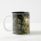 phantastische Jagd auf Hirsche Zweifarbige Tasse (Links)