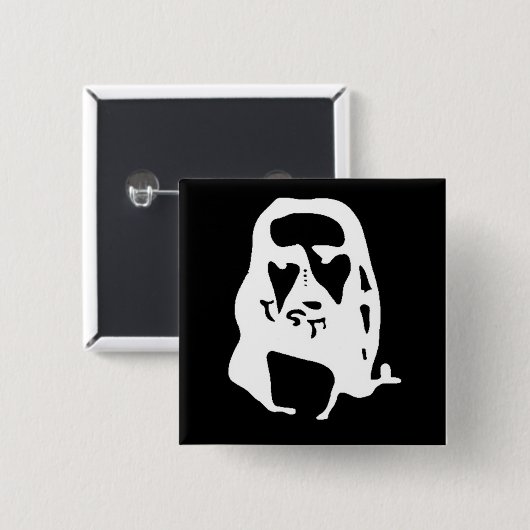 Phantastische Jesus Christus-Illusion Button (Vorne & Hinten)