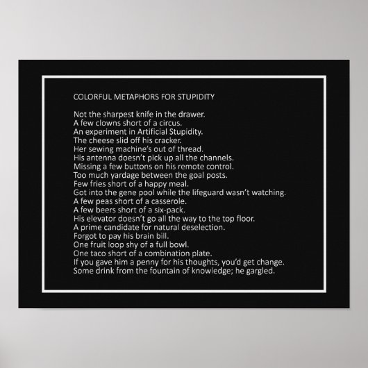 Phantastische Jokes-Farbposter Nr. 6 Poster (Vorne)