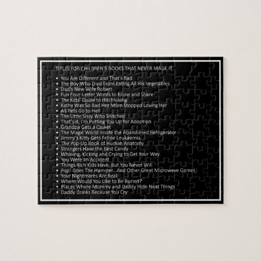 Phantastische Jokes-Farbpuzzle 8 Puzzle (Horizontal)