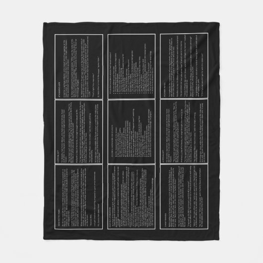 Phantastische Jokes-Farbtupfer Fleecedecke (Vorderseite)