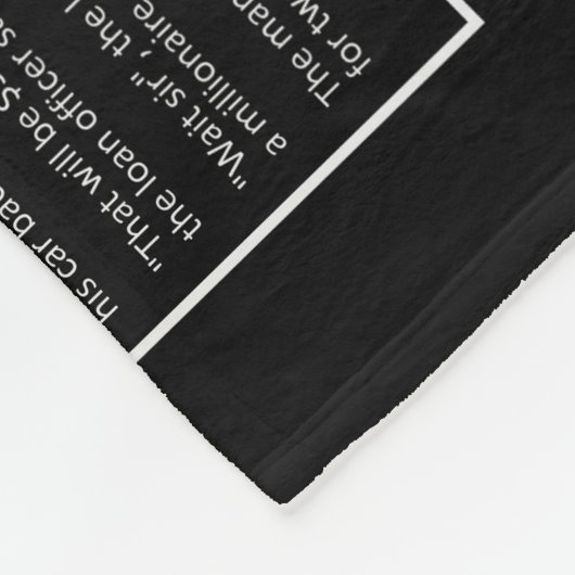 Phantastische Jokes-Farbtupfer Fleecedecke (Ecke)