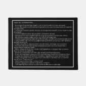 Phantastische Jokes-Farbtür-matte 2 Fußmatte (Vorderseite)