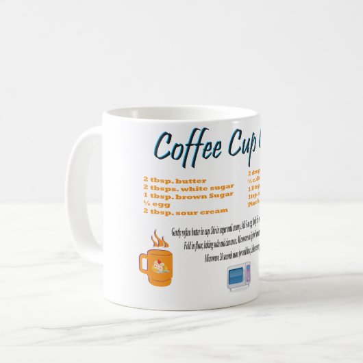 Phantastische Kaffeekuchen Fab Funny Rezept Tasse (Vorderseite Links)