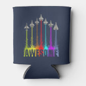 Phantastische Kampfjets Dosenkühler (Vorderseite)