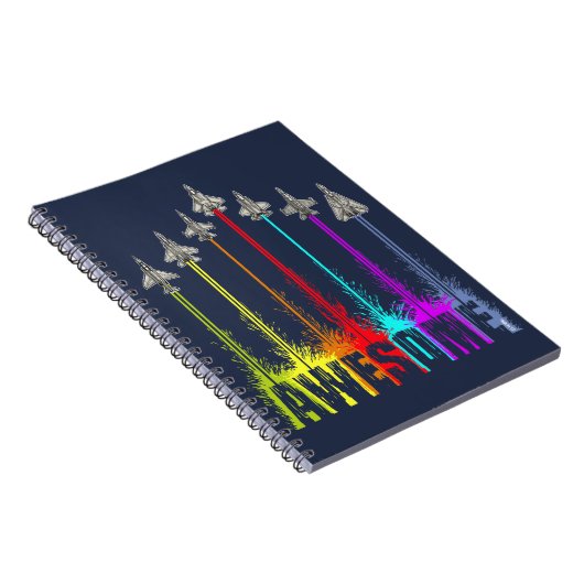 Phantastische Kampfjets Notizblock (Rechte Seite)