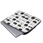 phantastische Katzen Laptop-Ärmel Laptopschutzhülle (Vorne Knopf)