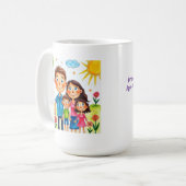 Phantastische Kinder machen dieses Kunstwerk Kaffeetasse (Vorderseite Links)