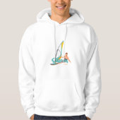 Phantastische Kitesurfzeit Hoodie (Vorderseite)