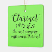 Phantastische Klarinette Keramikornament (Links)