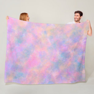 Phantastische Kombination von Pastellfarben Fleecedecke