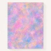 Phantastische Kombination von Pastellfarben Notizblock (Vorderseite)