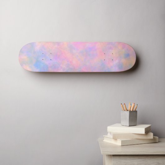 Phantastische Kombination von Pastellfarben Skateboard (Wandkunst (Horz))