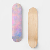 Phantastische Kombination von Pastellfarben Skateboard (Vorderseite)