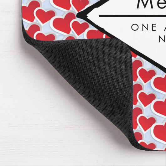 Phantastische Krankenpflege Herzmuster Mousepad (Ecke)