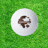 Phantastische Kuh Print Golf Balls Golfball