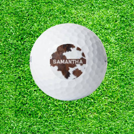 Phantastische Kuh Print Golf Balls Golfball