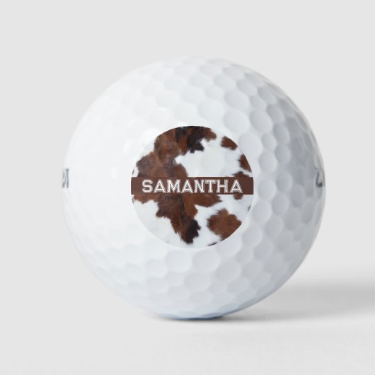 Phantastische Kuh Print Golf Balls Golfball (Vorderseite)