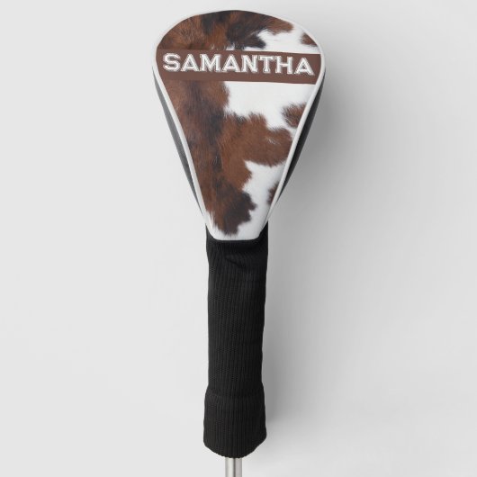 Phantastische Kuhausdruck Golf Headcover (Vorderseite)