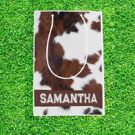 Phantastische Kuhausdruck Mittlere Geschenktüte