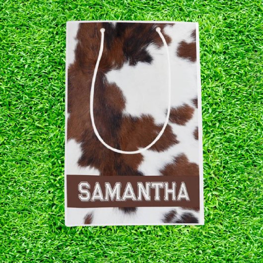 Phantastische Kuhausdruck Mittlere Geschenktüte