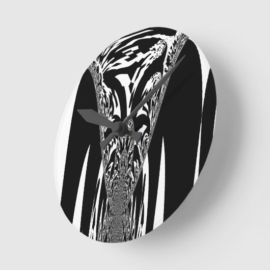 Phantastische Kunst Runde Wanduhr (Winkel)