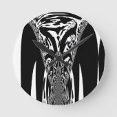 Phantastische Kunst Runde Wanduhr (Vorderseite)