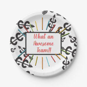 Phantastische länderübergreifende Papiertafel Pappteller