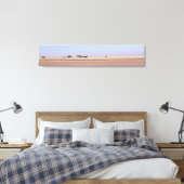Phantastische Landschaft von Botswana Pans Canvas Leinwanddruck (Insitu (Schlafzimmer))