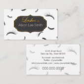 Phantastische Lashes, Eyelashes Visitenkarte (Vorne/Hinten)