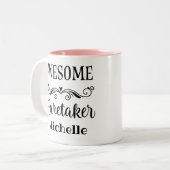 Phantastische Laufbahn Personalisiert Zweifarbige Tasse (Vorderseite Links)