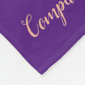 Phantastische Laufbahn Vielen Dank, Herr Floral Fleecedecke (Ecke)