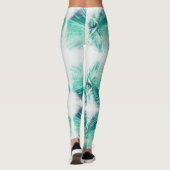 Phantastische Leggings aus Grünpalmenblättern (Rückseite)