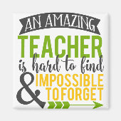 Phantastische Lehrerbewertung Magnet (Vorne)