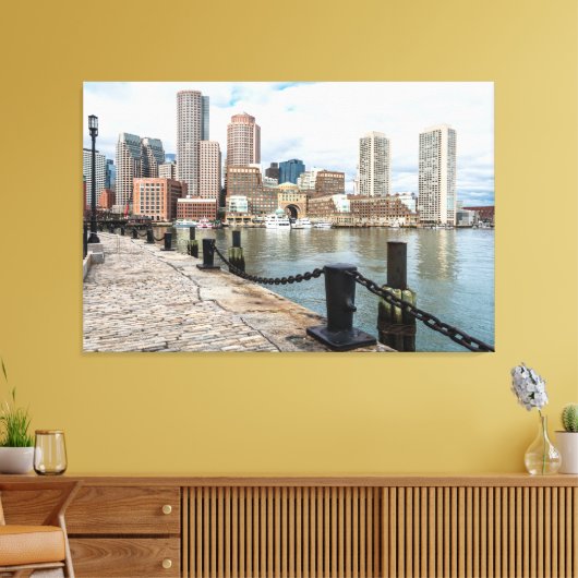 Phantastische Leinwand von Boston Skyline (Insitu (Wohnzimmer))