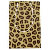 Phantastische Leopardrucke / Big Cat Mittlere Geschenktüte (Vorderseite)