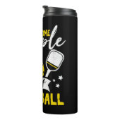 Phantastische Leute spielen Pickleball Funny Paddl Thermosbecher (Nach rechts gedreht)