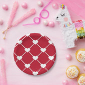 Phantastische Liebe in Rot und Weiß Pappteller (Party)