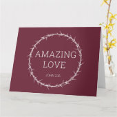 Phantastische Liebe - Jesus Christus Osterkrone vo Karte (Gelbe Blume)