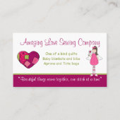 Phantastische Liebe Nähfirma durch benutzerdefinie Visitenkarte (Vorderseite)