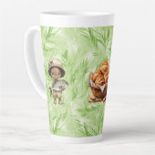 Phantastische Liebe und Fische Große Latte Tasse (Linke Ecke)