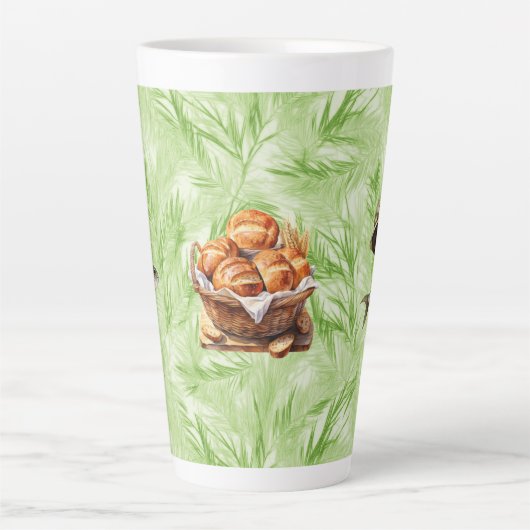 Phantastische Liebe und Fische Große Latte Tasse (Vorderseite)