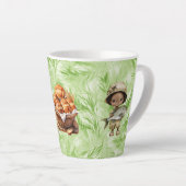 Phantastische Liebe und Fische Kleine Latte Tasse (Rechte Ecke)