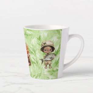 Phantastische Liebe und Fische Kleine Latte Tasse
