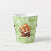 Phantastische Liebe und Fische Kleine Latte Tasse (Vorderseite)