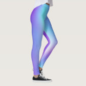Phantastische Lila-Blue-Leggings Leggings (Rechts)
